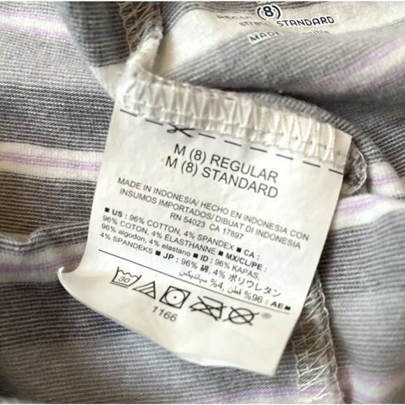 L.L. Bean Pink Ruffle Sleeveless Top & Old Navy Leggings Set Girls Medium 8 EUC - Picture 5 of 6